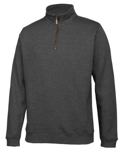 Picture of JB's Adults C of C Brass 1/2 Zip Sweat Cotton/Polyester